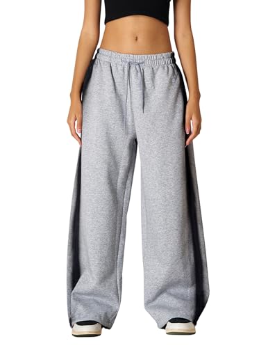 Aelfric Eden Wide Leg Sweatpants Women Baggy Graffiti Heart Lounge Pants with Pockets