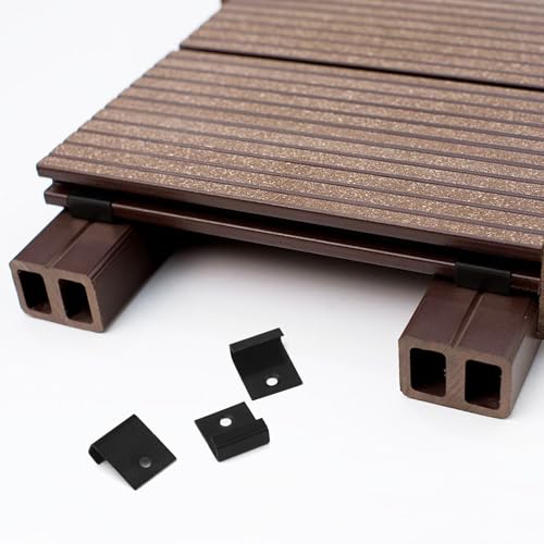 Clips de fixation pour planchers de terrasse cachés WPC en métal 8mm