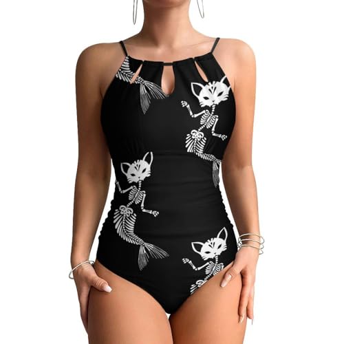 Maillot de bain 1 pièce queue de poisson gainant monokini de plage sexy femme