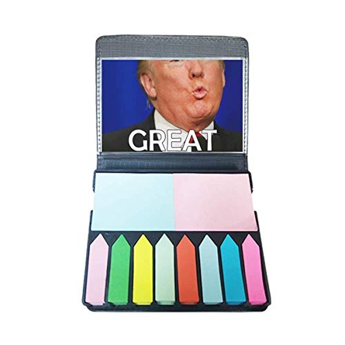 Support américain Trump marque-page mémo auto-adhésif couleur pour l'organisation de bureau
