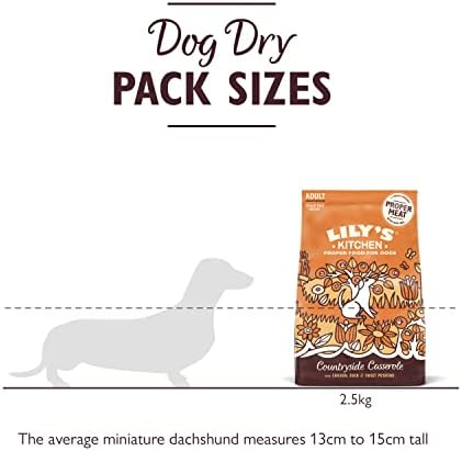 Lily's Kitchen Chicken, Duck and Sweet Potato Countryside Casserole Natural Grain Free Complete Adult Dry Dog Food (2.5 kg)