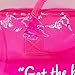 Clear Gym Bag for Women,Spend Night Bag Clear PVC Tote Bag Large Sports Duffel Bag Bright Candy Color Jelly with Durable Metal Zipper for Gym, Travel, Beach pink