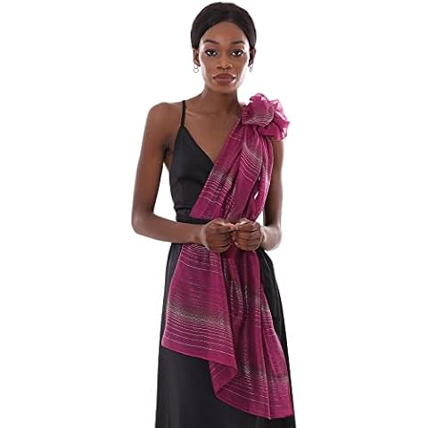PIOYMEYA Chal Bufanda Mujer Fiesta Estolas Morado Cover