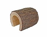 birkenstamm deko bauhaus Naturholz mit Rinde Elmato Mega Baumstamm Tunnel/Nagertunnel