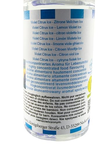 Arôme citron violette Ice Sasami 100ml pour DIY