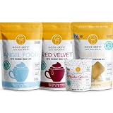 Good Dee's Baking Essentials Bundle: Cream Cheese Frosting Mix, Rainbow Sprinkles, Angel Food Cake M