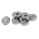 8 piezas rodamientos de bolas 608Z ABEC-7 de rodamientos de skateboard y longboard en blanco