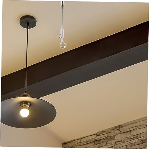 20 piezas Tensionador de cable de acero inoxidable para suspensión con gancho y ojal para uso exterior y diseño liviano miniatura 6