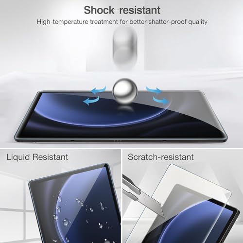 Zenrich GALAXY TAB S7 2 Pack Anti Glare Tempered Glass Screen Protector thumb #3