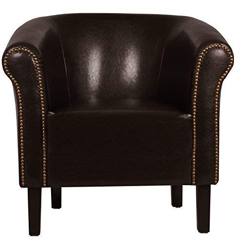 Fortisline Fauteuil Crapaud Monaco Simili Brun W287 04