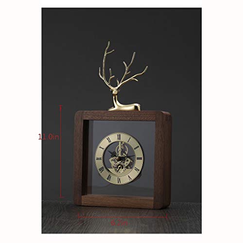 Reloj de mesa chino para salon y reloj de escritorio decorativo color B 4