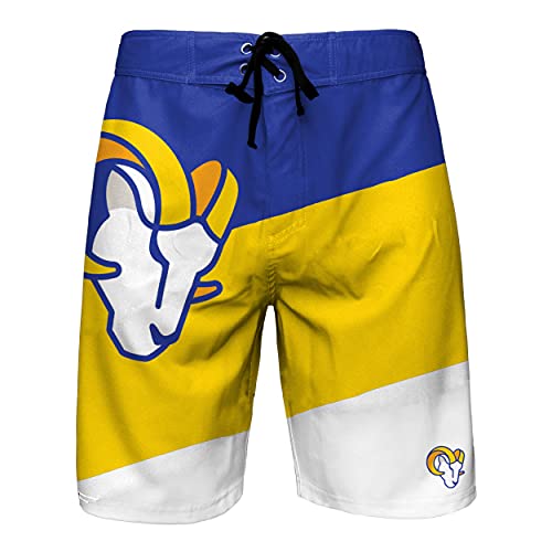 Image of FOCO Mens NFL Team Logo Color Dive Swim Boardshorts