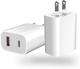 USB C Charger Block, Fast Charging Block, Compatible for Charger for Watch Se, 2 Pack 20W USB C Wall Charger Block Cube Brick Plug Adpater Box Compatible Watch Series 9 8 7 se, iPhone 14 Pro