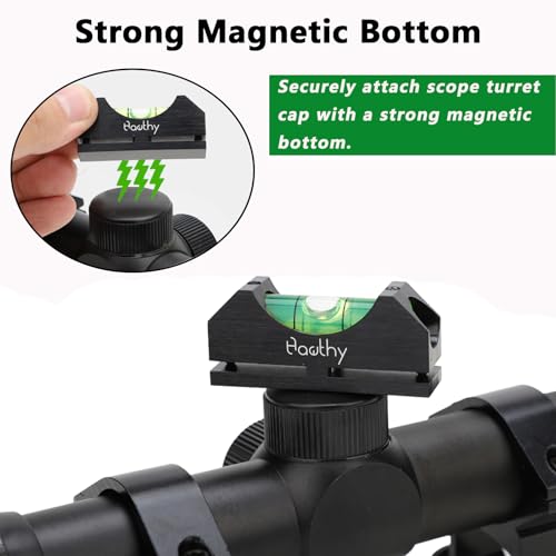 Image of Hawthy Scope Leveling Kit Scope Bubble Level Picatinny Scope Level Magnetic Level Tool Bubble Leveling System