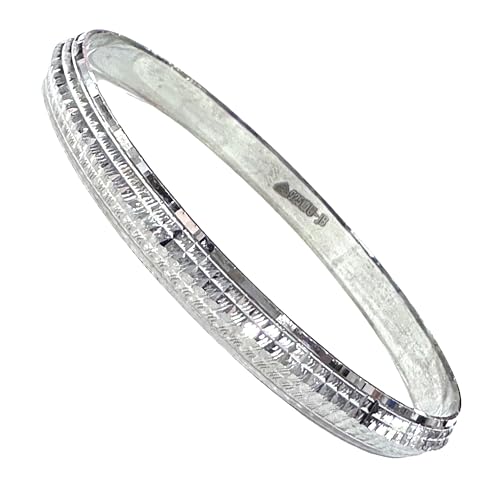 925 Sterling Silver Hallmarked Punjabi/Sikh Men Kada #06