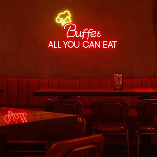 Buffet Neon Sign 25 inches Led All You Can Eat