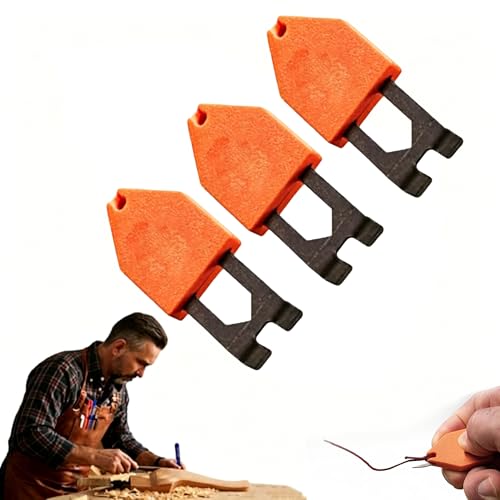 3pcs Rope Anchor Hook,Instant Fixing Tool for Carpentry & Drywall,1-Handed,Fast,Hard,Rope
