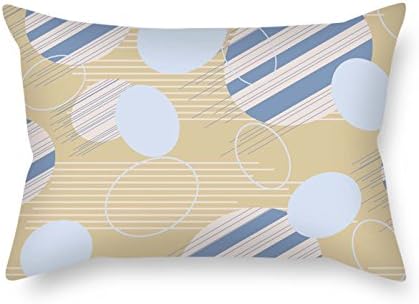 Colorful Geometry Pillow Covers 18 X 26 Inches / 45 By 65 Cm For Family Club Lover Kids Boys Drawing Room Shop With Two Sides