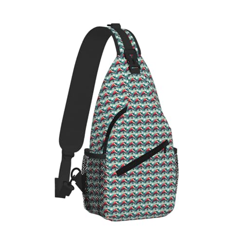Bolsa de viaje diagonal para evitar dolor de hombros al caminar 2