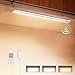 Lampe de Placard 160 LED,Détecteur de Mouvement Lumiere Led Placard Sans Fil 1800mAh 3 Modes USB Rechargeable,Bande Magnetique Adhésive Veilleuse LED de Automatique