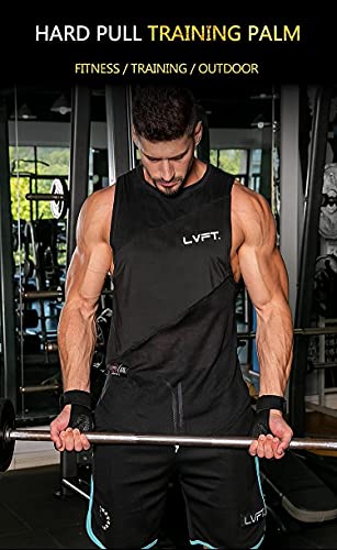 Image of Weight Lifting Workout Gloves with Built-in Wrist Wraps for Men and Women - Great for Gym Fitness, Cross Training, Hand Support & Weightlifting. (X-Large, Black)