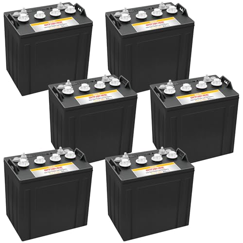 Banshee 6 Pack 48V Combo Heavy Duty 8V Flooded Lead Acid Batteries Compatible with Trojan T875
