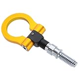 Docooler Racing Tow Towing Hook for Universal BMW European Car Auto Trailer Ring (Gold)