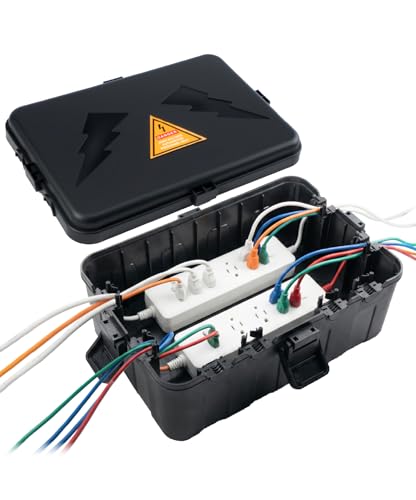 Bates- Large Outdoor Electrical Box 12.5 x 8.5 x 5 Black