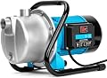 LEO 1.5HP Shallow Jet Well Pump,Portable Water Transfer Garden Pump1200GPH Draining Irrigation Lawn Fountain Booster Pump for Water Removal