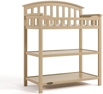 Graco Changing Table with Water-Resistant Changing Pad, Driftwood