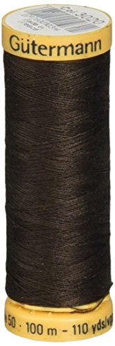Gutermann hilo de algodón natural 110 yardas miniatura 1