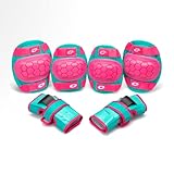 Osprey Juego de almohadillas para patinaje Bmx para niños – Rodillas, codo y...