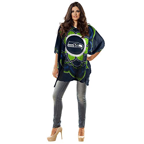 image for Littlearth NFL Seattle Seahawks Caftan,300627-seah,Lime Green, Team Co