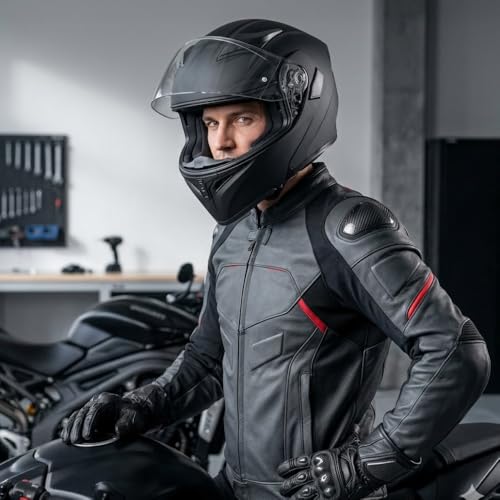 Casco abatible con bluetooth integrado que elimina el ruido e incomodidad 2
