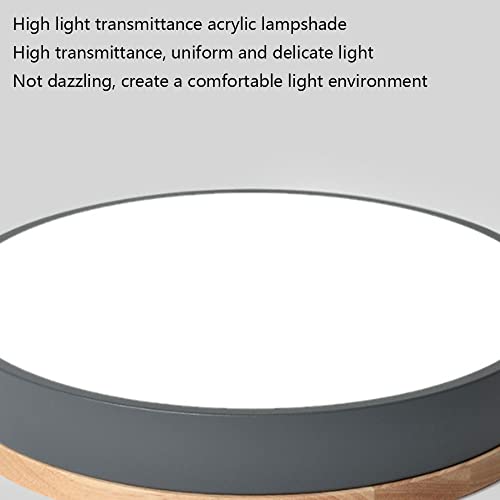 Plafonnier LED rond encastré et moderne avec intensité variable à 3 couleurs - 8