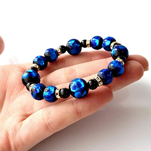 ホタルガラス 川平ブルー ブレスレット 川平ブルー 紐ブレスレット | 石垣島 セレクトショップYoul