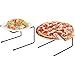 Amazon.com: MyGift Black Metal Pizza Table Stands, Tabletop Pizza Pan ...