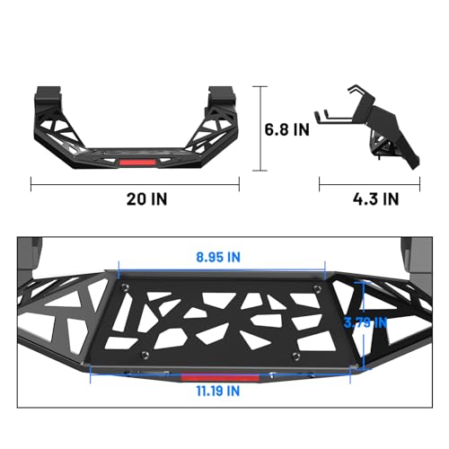 Estribos para Ford Bronco 2021-2025 2 y 4 puertas negro miniatura 7