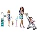 Barbie- Carriere Dentista Playset Con Due Bambole, Sedia Operatoria E Accessori, Fxp16 & Barbie Babysitter BebÈ E Passeggino Playset Con Bambola Skipper E Accessori