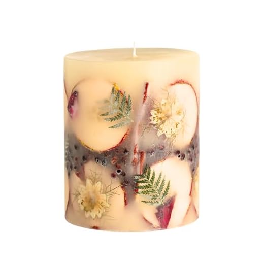 Rosy Rings Small Round Botanical Candle - Spicy Apple