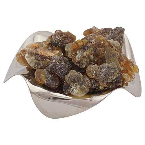 Incienso Omán Al-Hojari - Grado 4 – trozos grandes – negro-marrón – Boswellia Sacra - Importación directa de 1.ª Calidad - 20g a 1000g (50 Gramos)