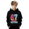 Kids 67 Hoodies Sweatshirts Girls Boys Funny 6 7 Meme Hoodie Long Sleeve Ice Cream Drip 67 Pullover for Teens Boys Girls