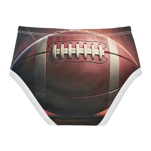 Cotton Girls Underwear Toddler American Football Panties for Girl Bright Underpants Briefs 2t2