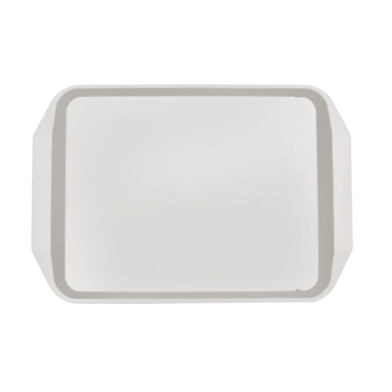 Bandeja rectangular multiusos para servir para fiestas de restaurante, mesa de café, cocina, 43 cm, bandeja antideslizante para comer y servir