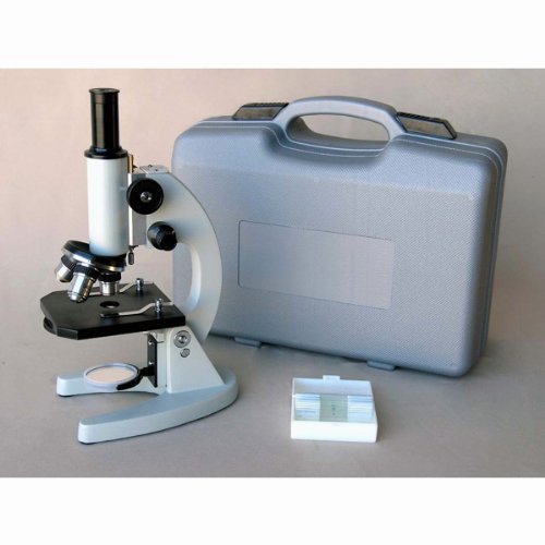 Amscope M60A-Btk Beginner Microscope Kit, Mirror Illumination, Wf10X And Wf16X Eyepieces, 40X-640X Magnification, Includes Case, 5 Blank Slides, 5 Prepared Slides, And Book #TOP2