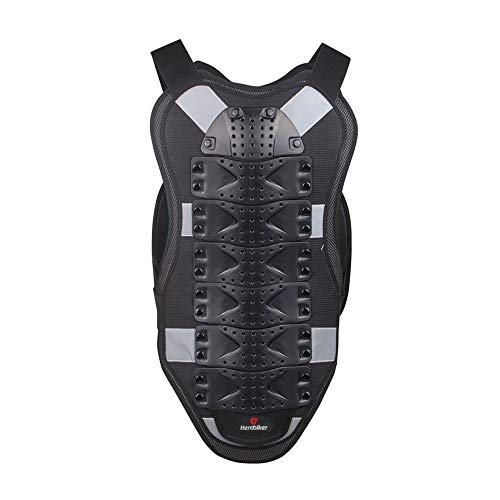 Chaqueta de moto contra caidas graves con chaleco protector de columna XL 3