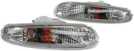 1993 Mazda Miata Front Bumper Pair Of Clear Front Turn Signal Lights For 1990-1997 Mazda MX-5 Miata - Chrome Mazda Miata Turn Signals - Foto 6