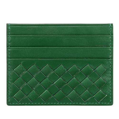 Unaone Slim Minimalist Wallet - Credit Card Holder, Leather Front Pocket Wallet Card Case for Men & Women, Green