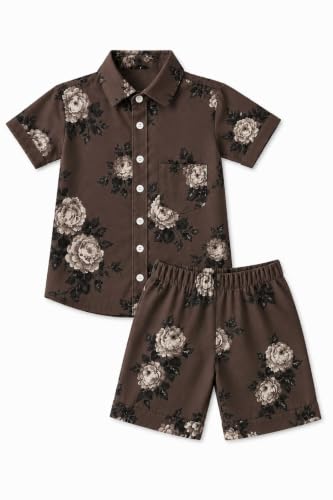 Image of Boys Shirt & Shorts Co-ord Set Kids Regular Wear Clothes Outfit