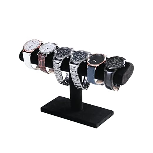 Byken Watch Bracelet Holder,Jewelry Display Stand for Selling (Black)